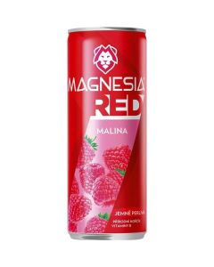 Min.voda Magnesia Red - malina, plech, 24x 0,33 l