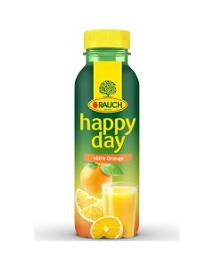Džus Happy Day - 100%, pomeranč, pet, 12x 0,33 l