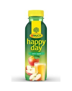 Džus Happy Day - 100 %, jablko, pet, 12x 0,33 l