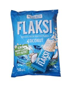 Oplatky Roshen - Flaksi, kokosové, 54 ks, 500 g