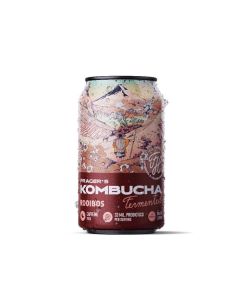 Kombucha Prager´s - Rooibos, plech, 12x 0,33 l