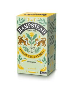 Zel.čaj Hampstead - bio, citrón/citr.tráva, 20x 2g