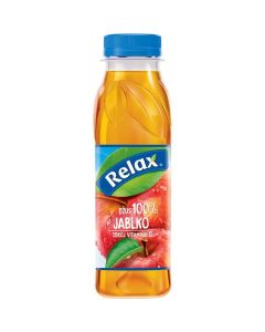 Džus Relax - 100%, jablko, 12x 0,33 l