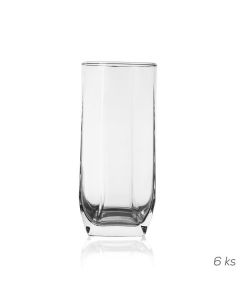 Skleničky Tuana - vysoké, zv.dno, 340 ml, 6 ks