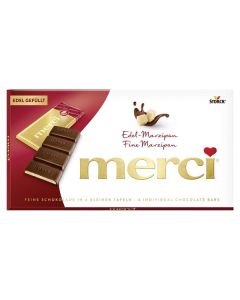 Čokoláda Merci - s marcipánem, 112 g