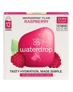 Šum.kostky Waterdrop Microdrink - malina, 12 ks