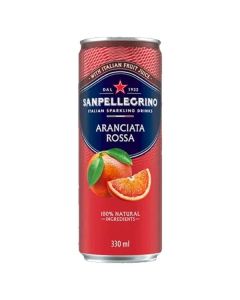 Limo.San Pellegrino-Aranciata Rossa,plech,24x330ml
