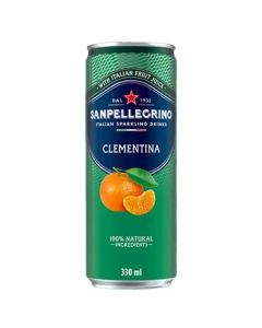 Limo.San Pellegrino-Clementina, plech, 24x 330ml