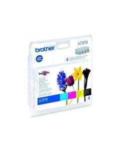 Brother LC-970 sada inkoustů - black, magenta, yellow, cyan