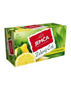 Zelený čaj Jemča - s citronem, 20x1,5g