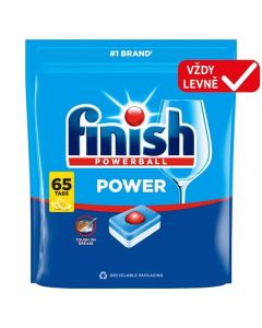 Tablety do myčky Finish Power lemon, 65 ks