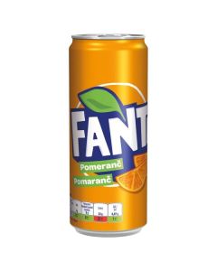 Fanta pomeranč - plech, 24x 0,33 l