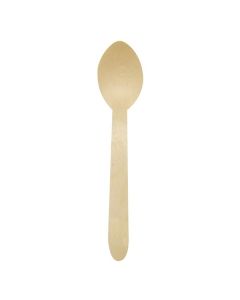 Dřevěné lžíce - 16 cm, 100 ks