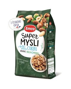 Křupavé mysli Emco- ořechy a mandle,bez cukru,500g