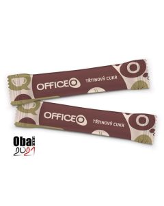 Porcovaný třtinový cukr v roličkách OFFICEO,500x4g