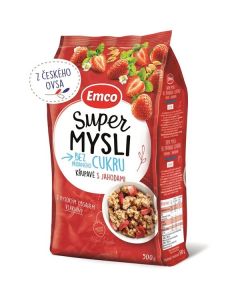 Křupavé mysli Emco - s jahodami, 500g