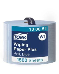 Papírové utěrky Tork - 2vrstvé, modré, W1