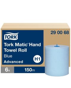 Papírové ruč.v roli Tork Matic-modré,H1,6 rolí