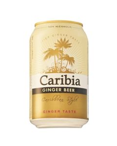 Zázvorová limonáda Caribia - plech, 24x 0,33 l