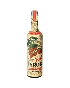 Sirup Kitl Syrob - jahodový s dužinou, 0,5 l