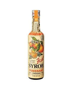 Sirup Kitl Syrob - pomeranč s dužinou, 0,5 l
