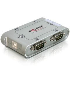 Delock konvertor USB-> 4xCOM DB9, industrial