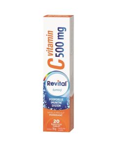 Šumivé vitamíny Revital-vitamín C 500 mg,20 tablet
