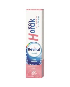 Šumivé vitam. Revital-hořčík a vitamín B6,20tab.