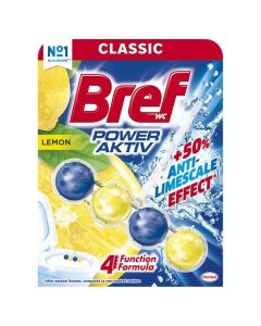 WC blok Bref Power active – citrón, 50 g