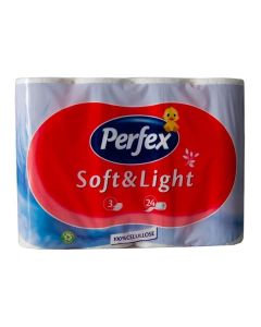 Toaletní papír Perfex - 3vrstvý, 24 rolí