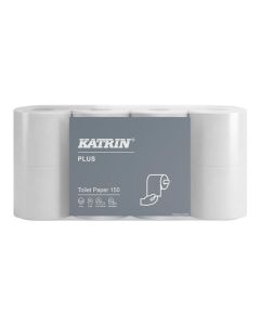Toaletní papír Katrin - 3vrstvý, bílý, 8 ks