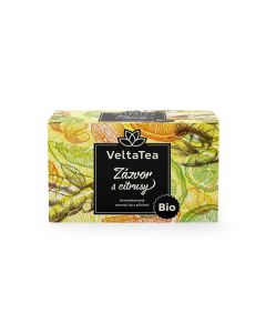 Bylinný čaj VeltaTea-zázvor s citrusy,bio,20x2g