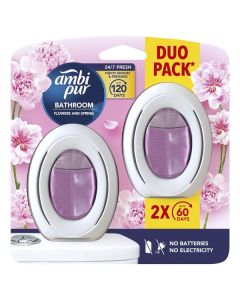 Osvěž. vzduchu Ambi Pur Bathroom- flowers, 2x8ml