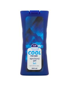 Sprchový gel Tip line - pro muže Cool, 500 ml
