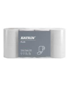 Toaletní papír Katrin - 2vrstvý, bílý, 23 m, 8 ks