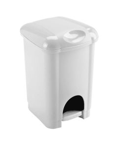Odpadkový koš - bílý, plastový, 6 l