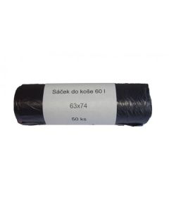 Pytle na odpad – 60 l, 50 ks, černé