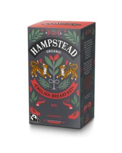 Černý čaj Hampstead - English Breakfast, bio, 20ks