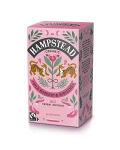 Bylinný čaj Hampstead-šípkový s ibiškem, bio, 20ks