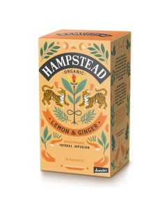Bylinný čaj Hampstead-citrón se zázvorem,bio,20ks