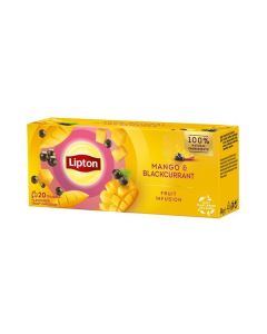 Ovocný čaj Lipton - mango a černý rybíz, 20x 1,7 g