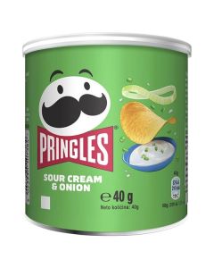 Pringles - zakysaná smetana a cibule, 40 g