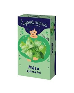 Bylinný čaj Čajová náruč - máta,  20x 1,5g