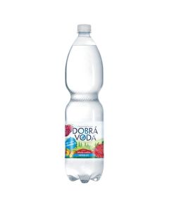 Min. voda Dobrá voda-jahoda a malina, nep.,6x1,5l