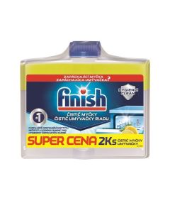 Čistič myčky Finish - lemon, 2x 250 ml