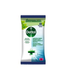 Čisticí ubrousky Dettol-na povrchy, antib., 80 ks