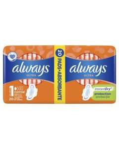 Dámské vložky Always - ultra normal, duo, 20 ks