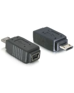Delock redukce micro USB B samec na USB mini 5pin samice
