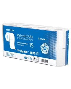 Toaletní papír Velvet Prof-2 vrstvý,15 m,8 rolí
