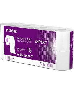 Toaletní papír Velvet Prof-3vrstvý,18 m,8 rolí